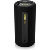 LOEWE We. HEAR pro black, haut-parleur Bluetooth, coopération avec Kylian Mbappé, 100 W, résistant à l'eau IPX6, portable, batterie 24h, powerbank, 100W