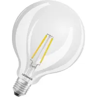 Ledvance Ampoule LED SMART+ WiFi, forme globe, variateur intégré, verre sans plomb, transparente, 6 W, 806 lm, lumière blanc chaud, compatible Wi-Fi, compatible avec les assistants vocaux