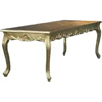 Casa Padrino Baroque Table à manger or 200cm - Table de salle à manger - Meubles de style antique