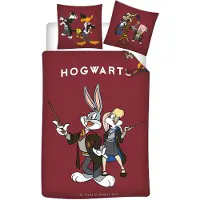 Aymax Parure de lit Hogwarts Looney Tunes 135 x 200cm