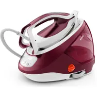 Tefal GV9220 Centrale vapeur 2600 W Durilium AirGlide Autoclean soleplate Bourgogne, Blanc
