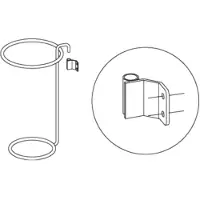 Kerkmann Porte-parapluies arte 33685581 argent Acier