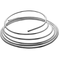 ASW Tube cuivre 10mm, en rouleaux de 5 mètres, chromé