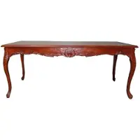 Casa Padrino Table de salle à manger baroque brun (acajou) 240 cm - Table baroque meubles de style antique