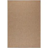Teppium Tapis Couloir Extérieur 80x250 cm Résistant Effet Jute