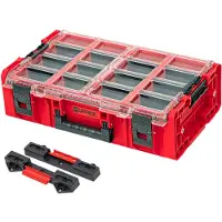 Qbrick Grand organiseur avec valises individuelles et adaptateur