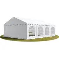 Sonstiges TOOLPORT Tente Barnum de Réception 6x8 m Bâches PVC 750 N blanc Cadre de Sol Jardin