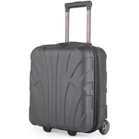 Suitline - Bagage à main 45x36x20 cm petite valise EasyJet Underseat Trolley 2 roues valise cabine 45cm Cabin Bag max 30L franchise avion sous siège ,Graphit