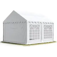 TOOLPORT 5x4 m Tente de réception / Barnum blanc toile de haute qualité PVC 700 N