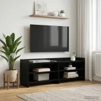 Prolenta Maison Exclusive - Meubles TV, dimensions 130 x 33 x 47 cm, en chêne noir