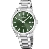 Festina Montre à affichage analogique vert
