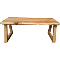Casa Padrino Table de salle à manger Vintage, en bois massif de chêne, dimensions 200 x 100 cm, modèle TR5 - Table de style rustique et champêtre en bois de chêne massif