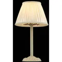 Casa Padrino Lampe de table de luxe , style baroque, couleur ivoire, dimensions 22 x 38 cm, modèle robuste