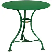Casa Padrino Table de jardin Vert diamètre 60 x h. 70 cm - Meubles de jardin