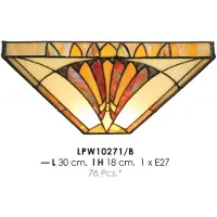 Casa Padrino Tiffany Applique murale Ø 30 x H. 18 cm - Applique de salon de luxe