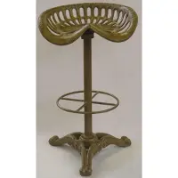 Casa Padrino Tabouret de bar de luxe - Fonte - Hauteur 78,7 cm - Design industriel