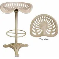 Casa Padrino Tabouret de bar de luxe - Fonte - Hauteur 78,7 cm - Design industriel