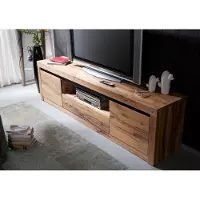 MASSIVMOEBEL24.DE MASSIVMOEBEL24 | Meuble TV 202x42 Chênes sauvage et lombard huilé Bois naturel MONTREUX #105