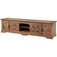 MASSIVMOEBEL24.DE MASSIVMOEBEL24 | Meuble TV TOULOUSE #09 Bois de Manguier Huilé Beige - 220x45x55