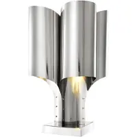 Casa Padrino Lampe de table argent 46 x 46 x H. 82,5 cm - Lampe de table de luxe