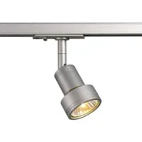 SLV Lampe sur rail Puri monophasée 50 W argentée