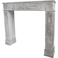 Casa Padrino Revêtement mural , style manoir, couleur gris-brun antique, dimensions : 108 x 23 x 98 cm (hauteur)