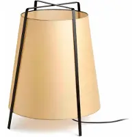 Faro Lampe de table AKANE noir, beige
