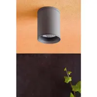 Faro 70806, applique murale d'extérieur, gris foncé, aluminium, IP44, I, E27