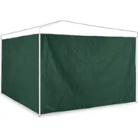 Relaxdays Paroi Latérale Tonnelle Set De 2 Sans Fenêtres 3x2 M Panneaux Pour Pergola Vert