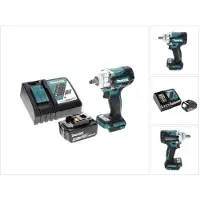 Makita DTW 300 RT1 Visseuse à chocs sans fil 18 V 330 Nm 1/2" Brushless + 1x Batterie 5,0 Ah + Chargeur