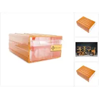 Forte tools K-55 Coffret de rangement en 21.2x30.2x12.6 cm, Coffret à tiroirs, Transparent, Plastique, avec 2 tiroirs, à combiner avec le système de rails (000051144839)