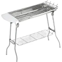 Herzberg Barbecue grill en acier inoxydable HG8112