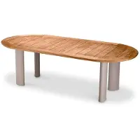 Casa Padrino Luxe Table à manger de jardin couleur naturelle / sable 247 cm