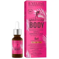 Eveline Cosmetics Brazilian Body Gouttes autobronzantes concentrées pour le visage et le corps