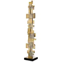 Casa Padrino Lampadaire de luxe Vintage laiton / noir H. 166 cm - Luminaires de luxe