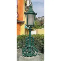 Casa Padrino Baroque Lampadaire Vert H. 157 cm - éclairage extérieur de style baroque