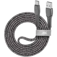 Rivacase PS 6102 GR12 Câble USB USB 2.0 1,2 m USB C USB A Gris