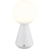 Globo Lampe de table LED, blanc, tactile, intensité lumineuse variable, H 23,5 cm