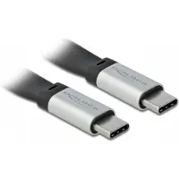 DeLOCK Câble plat FPC USB 3.2 Gen 2, USB Type-C vers USB Type-C, 22 cm, PD 3 A
