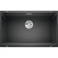 BLANCO ETAGON 700-U, SILGRANIT PuraDur, anthracite, sansde vidage à distance, avec accessoires