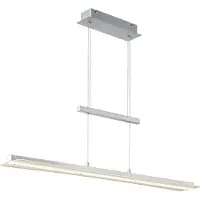 TRIO Suspension LED - couleur nickel mat - L 100 cm