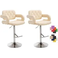 CLP lot de 2 tabourets de bar Dublin
