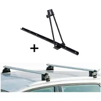 VDP Porte-vélos ORION + porte-rail CRV107A compatible avec Volvo V40 Cross Country 5 portes à partir de 2012