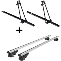 VDP 2x porte-vélos ORION + porte-vélos sur rail VDP004 XL compatible avec Renault Scenic XMOD à partir de 13 ans
