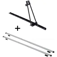VDP Porte-vélos ORION + barres de toit RAPID compatibles avec Ford Focus II break (5 portes) 04-11