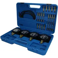 BRILLIANT TOOLS Appareil de test de carburateur synchrone avec 4 horloges synchrones 26pcs - BT581200