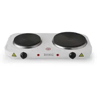 Royalty Line RL-DKP2500.15 : plaque de cuisson double 1000 + 1500 W (Blanc)