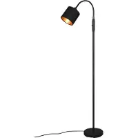 TRIO Lampadaire Tommy 130cm noir