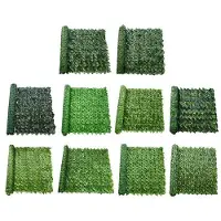 OEM Haie artificielle en plastique avec des feuilles de lierre pour les jardins