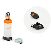 Stihl Kit WSA 40.0 avec réservoir d'eau sous pression | 10 l | comprenant 2 batteries pour essieu et 1 chargeur - sa090118510